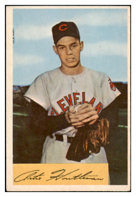 1954 Bowman Baseball #020 Art Houtteman Indians EX-MT 520138