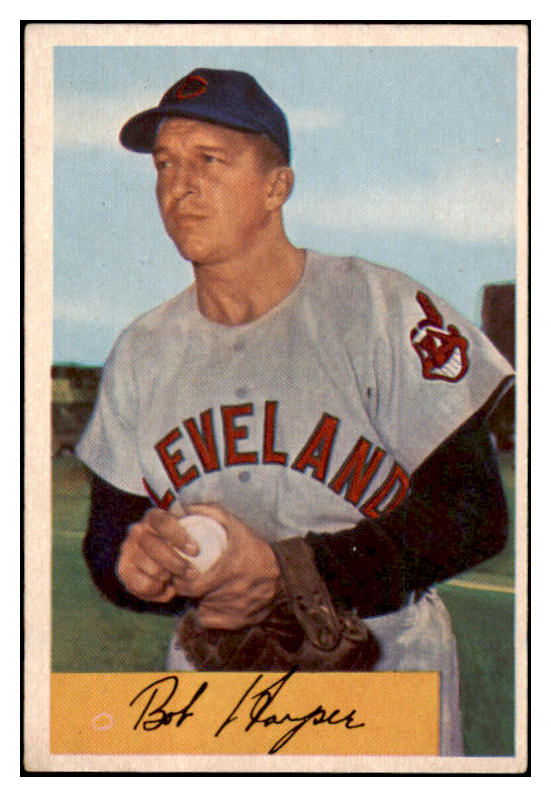 1954 Bowman Baseball #004 Bob Hooper Indians EX-MT 520141