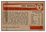 1954 Bowman Baseball #004 Bob Hooper Indians EX-MT 520141