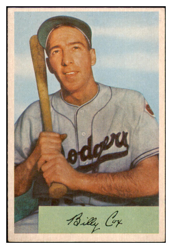 1954 Bowman Baseball #026 Billy Cox Dodgers EX-MT 520143