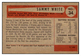 1954 Bowman Baseball #034 Sammy White Red Sox EX-MT 520145