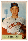 1954 Bowman Baseball #060 Fred Baczewski Reds EX-MT 520148