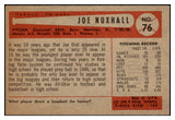 1954 Bowman Baseball #076 Joe Nuxhall Reds EX-MT 520152