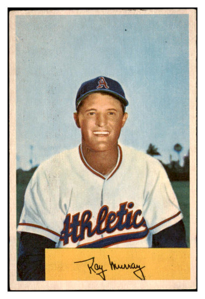 1954 Bowman Baseball #083 Ray Murray A's EX-MT 520156