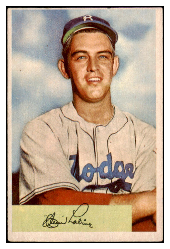 1954 Bowman Baseball #106 Clem Labine Dodgers EX-MT 520160