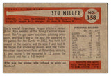 1954 Bowman Baseball #158 Stu Miller Cardinals EX-MT 520169