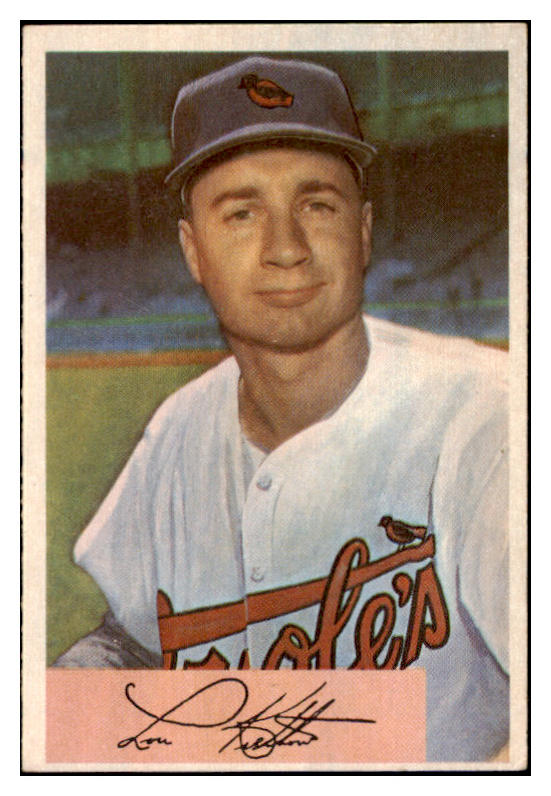 1954 Bowman Baseball #197 Lou Kretlow Orioles EX-MT 520173