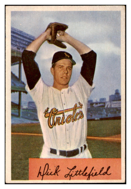 1954 Bowman Baseball #213 Dick Littlefield Orioles EX-MT 520178