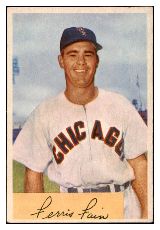 1954 Bowman Baseball #214 Ferris Fain White Sox EX-MT 520179