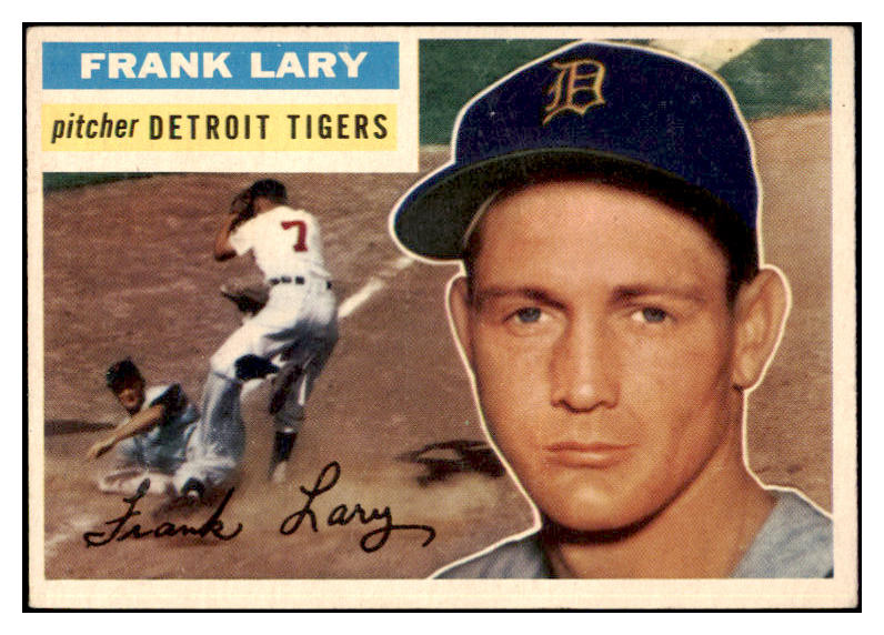 1956 Topps Baseball #191 Frank Lary Tigers EX-MT 520188