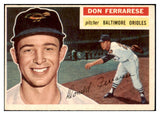 1956 Topps Baseball #266 Don Ferrarese Orioles EX-MT 520195