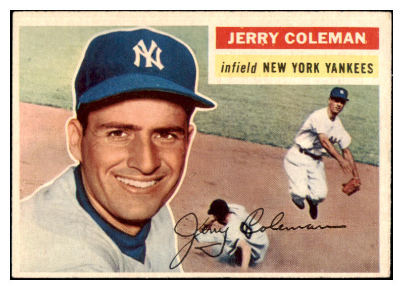 1956 Topps Baseball #316 Jerry Coleman Yankees EX-MT 520220