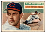 1956 Topps Baseball #163 Gene Woodling Indians EX-MT Gray 520225