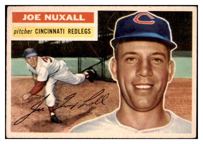 1956 Topps Baseball #218 Joe Nuxhall Reds EX-MT 520228