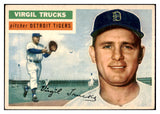 1956 Topps Baseball #117 Virgil Trucks Tigers EX-MT Gray 520230