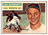 1956 Topps Baseball #329 Lou Berberet Senators EX-MT 520240