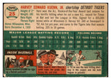 1954 Topps Baseball #025 Harvey Kuenn Tigers VG-EX 520242