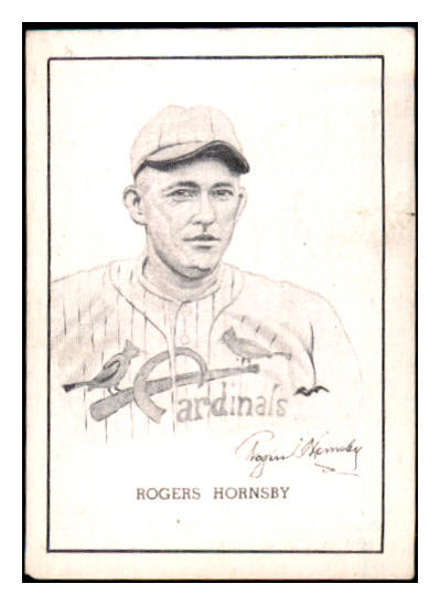 1950-56 Callahan Rogers Hornsby Cardinals EX 520251