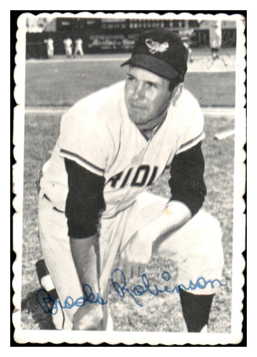 1969 Topps Baseball Deckle Edge #001 Brooks Robinson Orioles EX-MT 520256