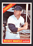 1966 Topps Baseball #050 Mickey Mantle Yankees VG-EX/EX 520259