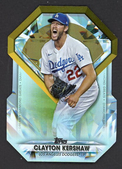 2022 Topps Diamond Greats Die Cut #012 Clayton Kershaw 520274