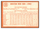 1964 Topps Baseball #579 Boston Red Sox Team EX-MT 520296