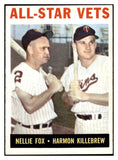 1964 Topps Baseball #081 Harmon Killebrew Nellie Fox EX 520306