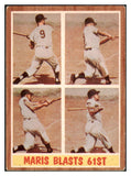 1962 Topps Baseball #313 Roger Maris IA Yankees VG-EX 520308