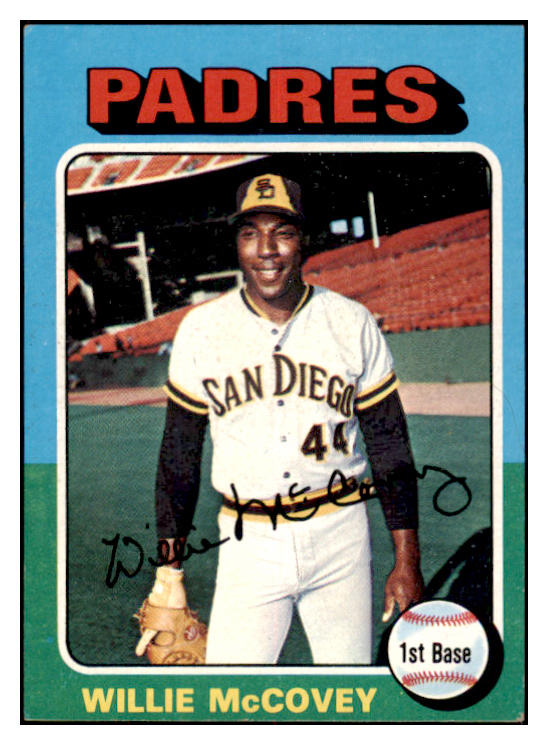 1975 Topps Baseball #450 Willie McCovey Padres EX-MT 520324