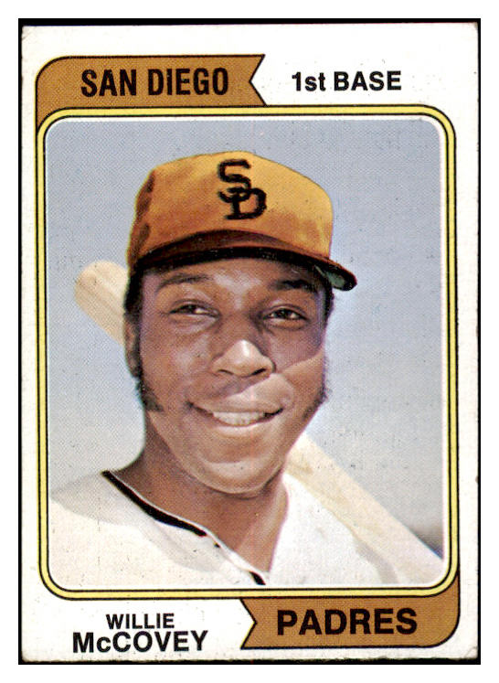 1974 Topps Baseball #250 Willie McCovey Padres VG-EX 520331