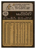 1973 Topps Baseball #410 Willie McCovey Giants VG-EX 520334