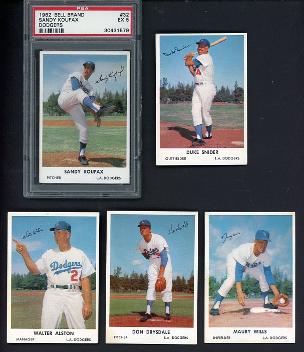 1962 Bell Brand Complete Set EX-MT Koufax PSA 5 520379