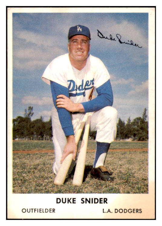 1961 Bell Brand #004 Duke Snider Dodgers EX+/EX-MT 520382