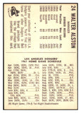 1961 Bell Brand #024 Walter Alston Dodgers NR-MT 520392