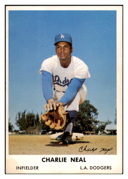 1961 Bell Brand #043 Charlie Neal Dodgers EX-MT 520399