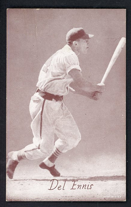 1947-66 Exhibits Del Ennis Phillies VG-EX 520401