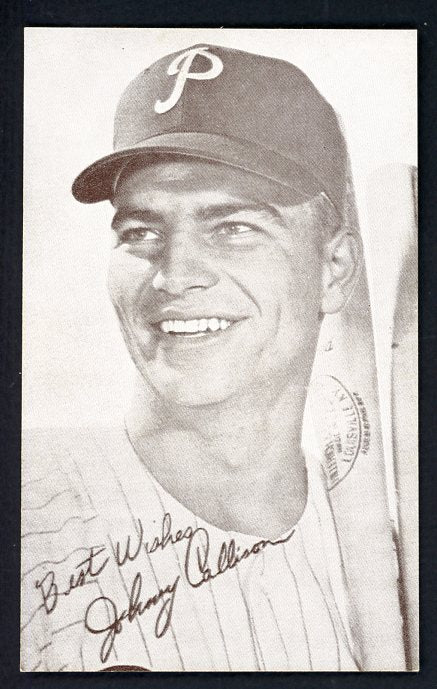 1947-66 Exhibits Johnny Callison Phillies EX-MT 520403