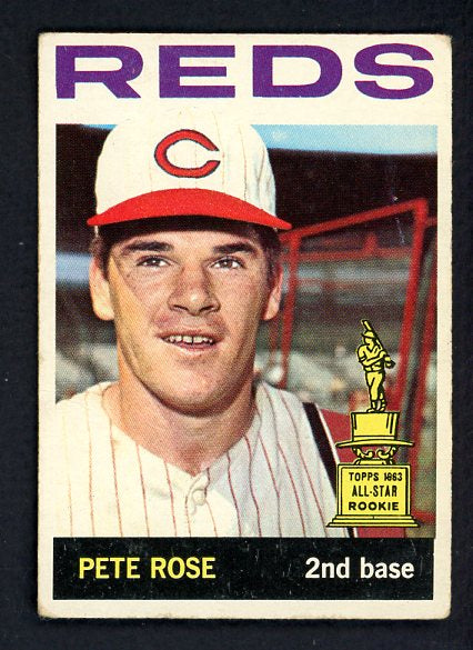 1964 Topps Baseball #125 Pete Rose Reds VG 520466