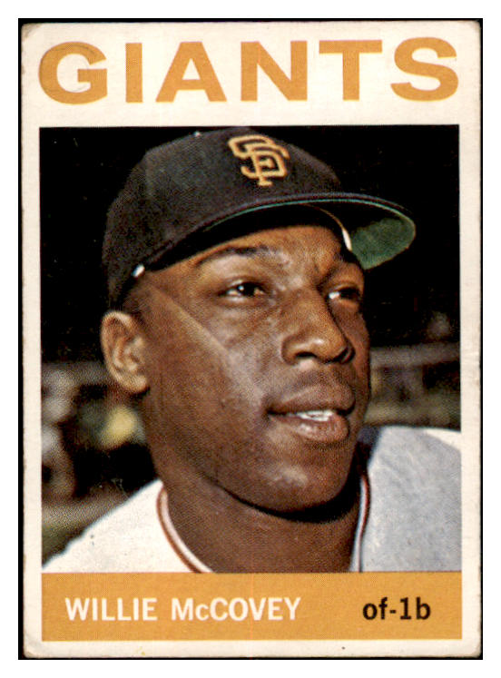 1964 Topps Baseball #350 Willie McCovey Giants FR-GD 520475