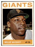 1964 Topps Baseball #350 Willie McCovey Giants FR-GD 520475