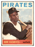 1964 Topps Baseball #440 Roberto Clemente Pirates FR-GD 520476