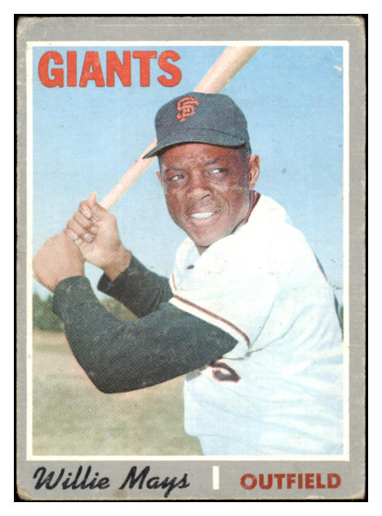 1970 Topps Baseball #600 Willie Mays Giants FR-GD 520490