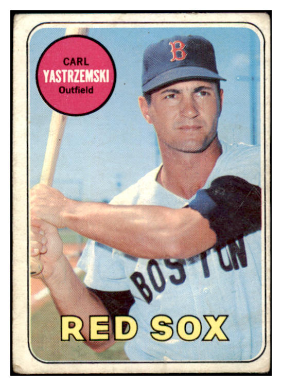 1969 Topps Baseball #130 Carl Yastrzemski Red Sox VG 520493