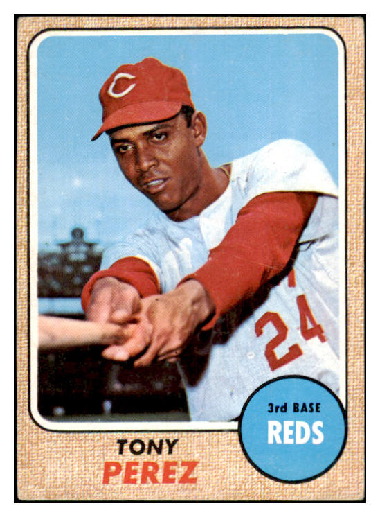 1968 Topps Baseball #130 Tony Perez Reds VG 520497