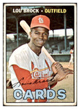 1967 Topps Baseball #285 Lou Brock Cardinals GD-VG 520506