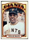 1972 Topps Baseball #049 Willie Mays Giants GD-VG 520512