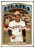 1972 Topps Baseball #309 Roberto Clemente Pirates FR-GD 520513