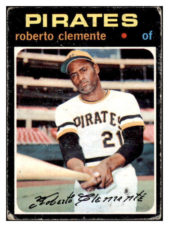 1971 Topps Baseball #630 Roberto Clemente Pirates GD-VG 520514