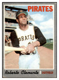 1970 Topps Baseball #350 Roberto Clemente Pirates Poor 520515