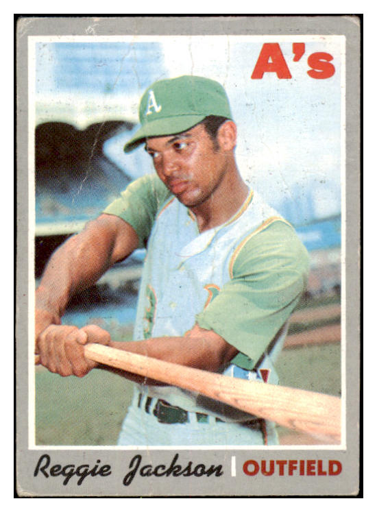 1970 Topps Baseball #140 Reggie Jackson A's Poor 520519